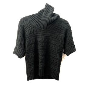Michael Kors Black Cable Knit Sweater